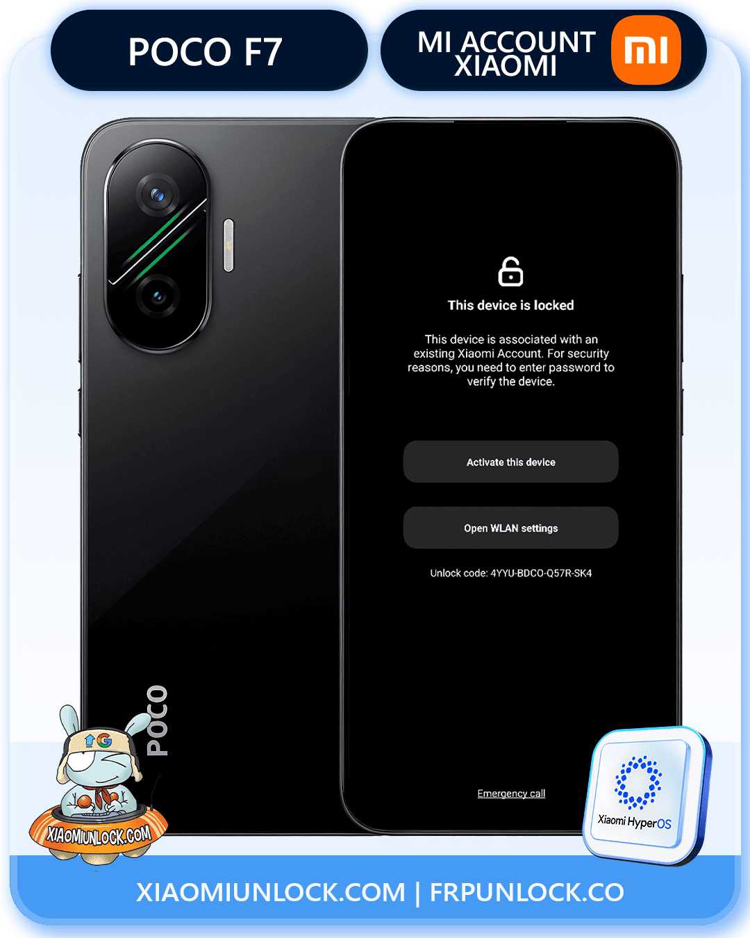 Eliminar Cuenta Mi Xiaomi Poco F7